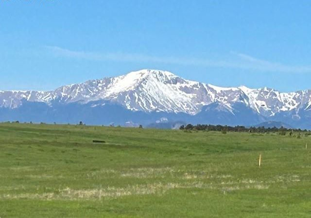 Land with Pikes Peak View